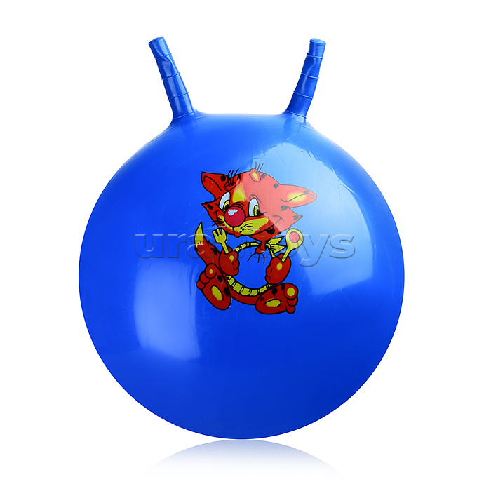 Мяч с рожками 45см "Милые зверята" (цвет в ассортименте)