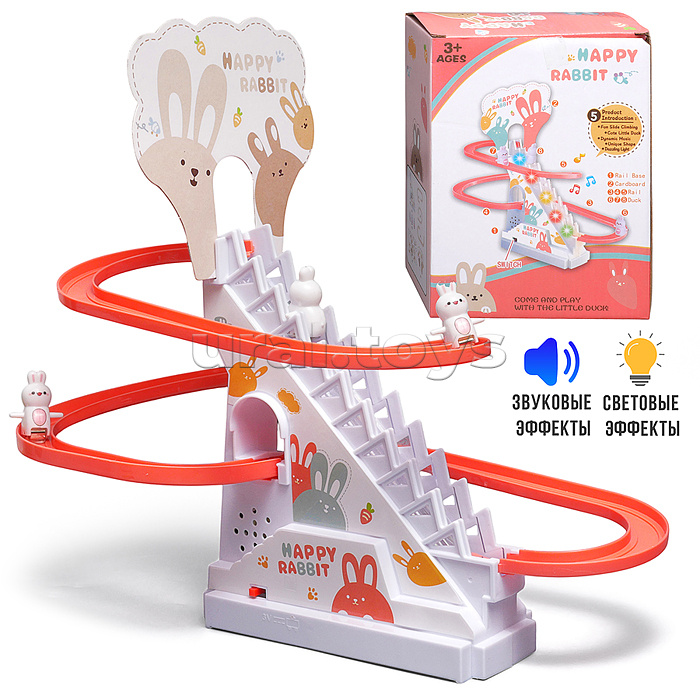 Игровой набор Горки "Кроличья дорога" (звук) в коробке