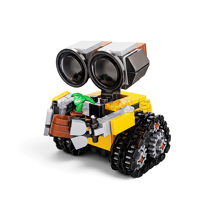 Конструктор 3D сборная фигурка "Робот" 217 дет.