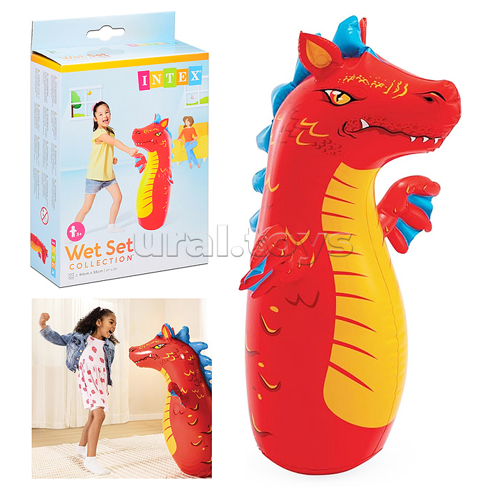 Игрушка для плавания «Зверюшка-неваляшка», от 3-8 лет, микс, 44669NP INTEX