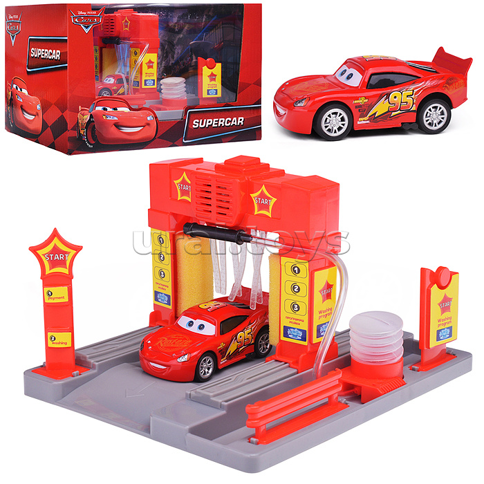 Игрушка пластик "Автомойка" свет-звук, с водой 21см, тачки кор. Игрушка пластик "Автомойка" свет-звук, с водой 21см, тачки кор.