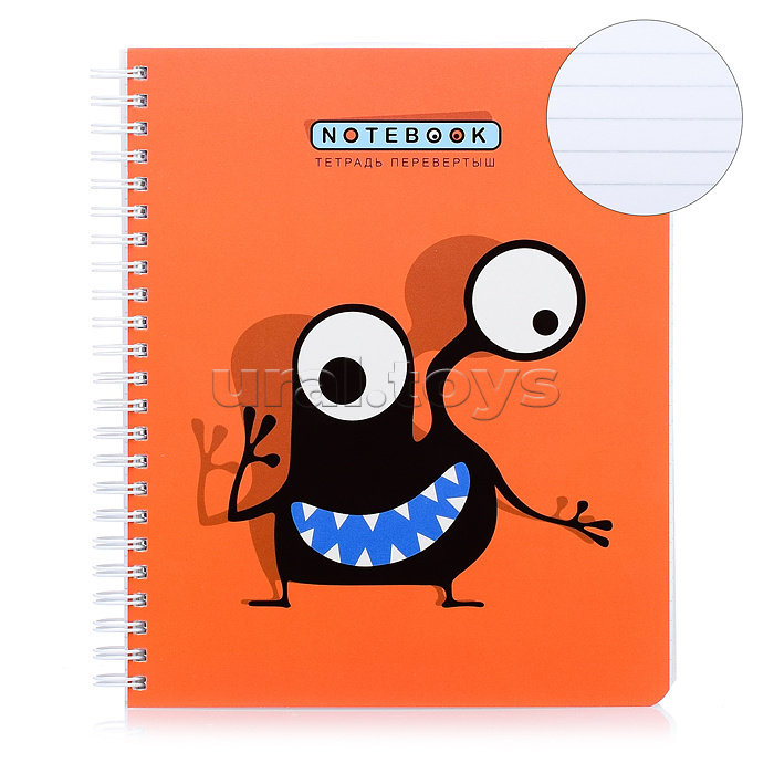 Тетрадь 96л клетка/линия А5 гребень S Перевертыш Кляксоиды Тетрадь 96л клетка/линия А5 гребень S Перевертыш Кляксоиды
