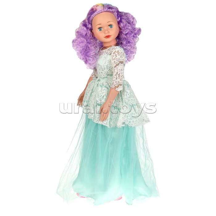 Кукла озвуч АБВГДЕЙКА песня Марина, 81см, в платье, цв. волосы, 100 фраз,