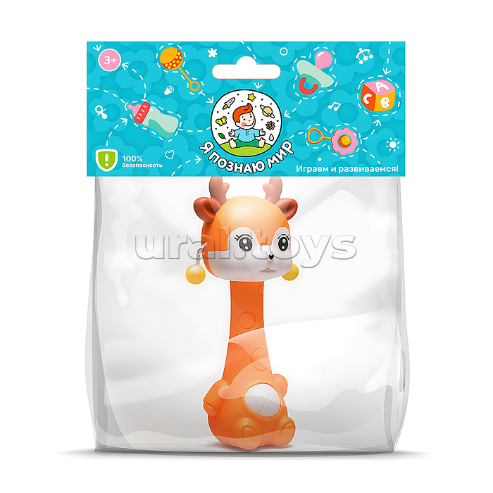 Погремушка "Олененок" в пакете