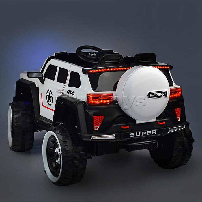 Электромобиль "Бархан" 12V7A с полным приводом, белый