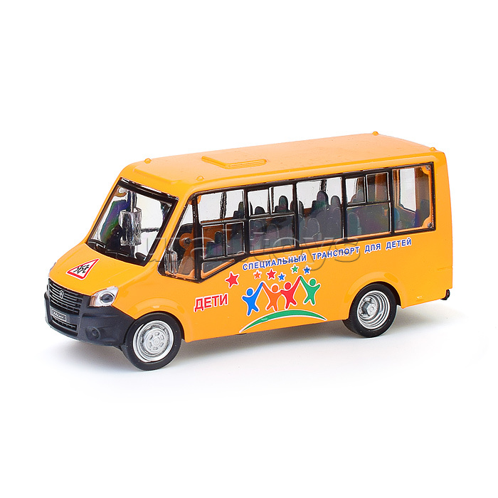 Машина металл Газель Next Citiline Дети 14,5 см, (откр. двери) инерц, в коробке