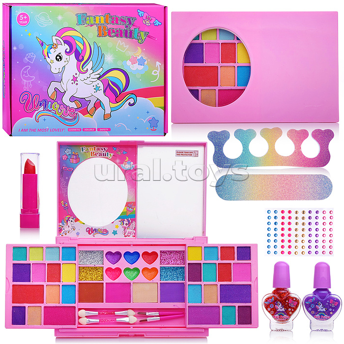 Детская косметика "Цвета радуги" в коробке