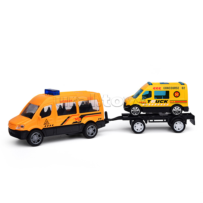 Машина "Стройка" металл, в коробке