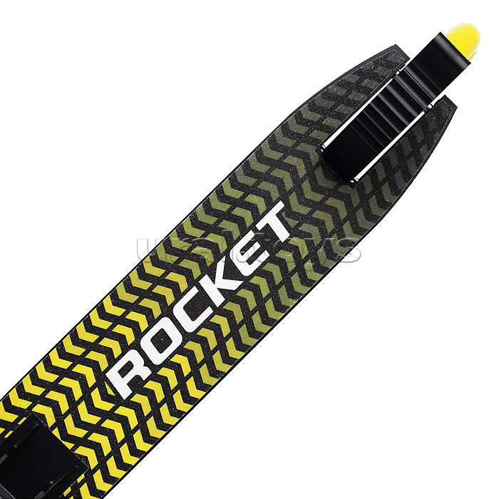 Самокат детский ROCKET, алюминиевый, колеса PU, 145 мм, жёлтый