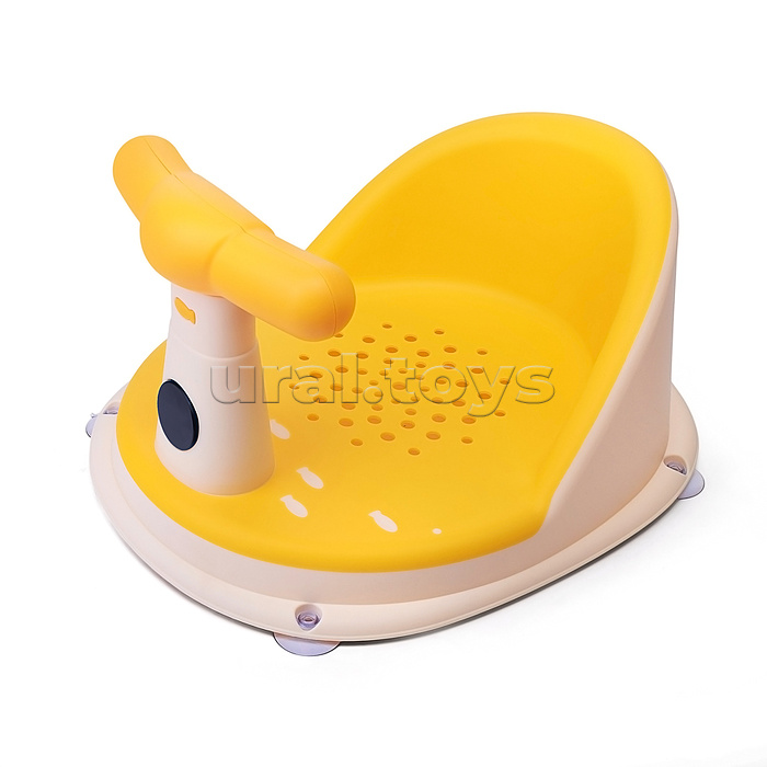 Детский стульчик - сиденье с термометром (желтый)