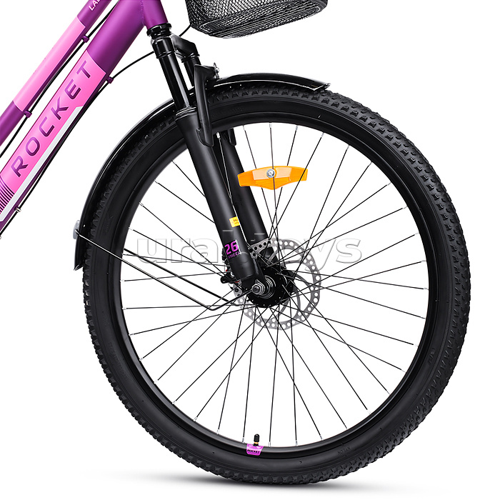 Велосипед 26" Rocket lady Steel 26, цвет лиловый, размер 17"