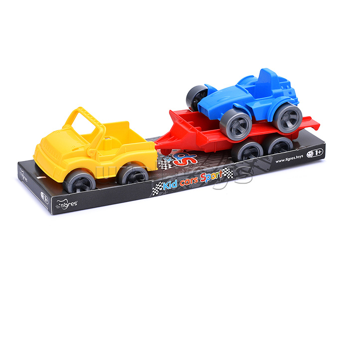 Набор авто "Kid cars Sport" 3 эл. на планшетке (джип + багги) Набор авто "Kid cars Sport" 3 эл. на планшетке (джип + багги)