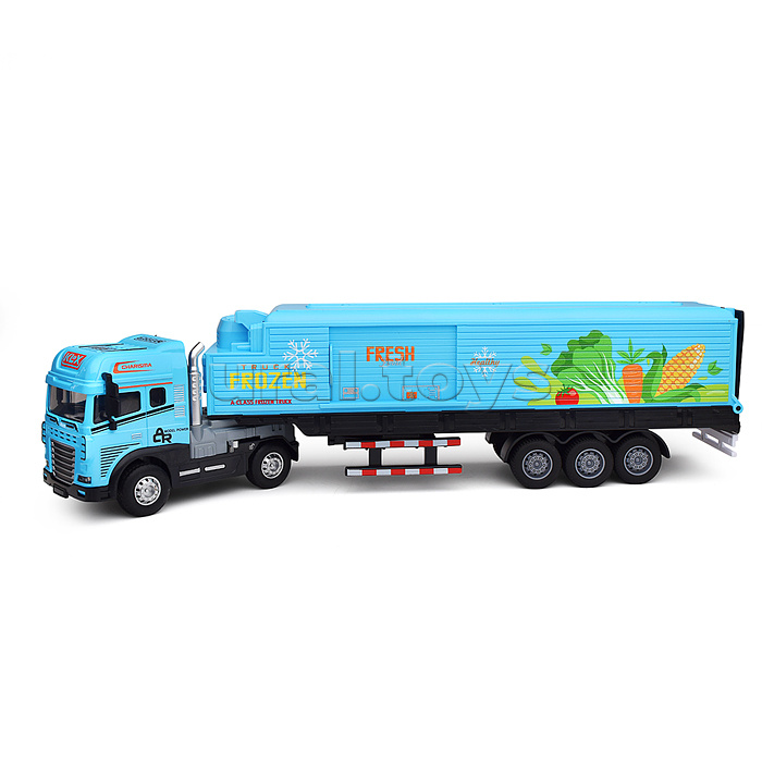 Машина "Фура- Авторефрижератор" (свет,звук) в коробке