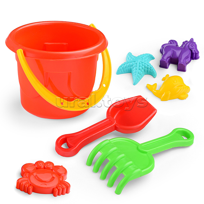 Набор для игры в песке с ведром мини №2 Набор для игры в песке с ведром мини №2