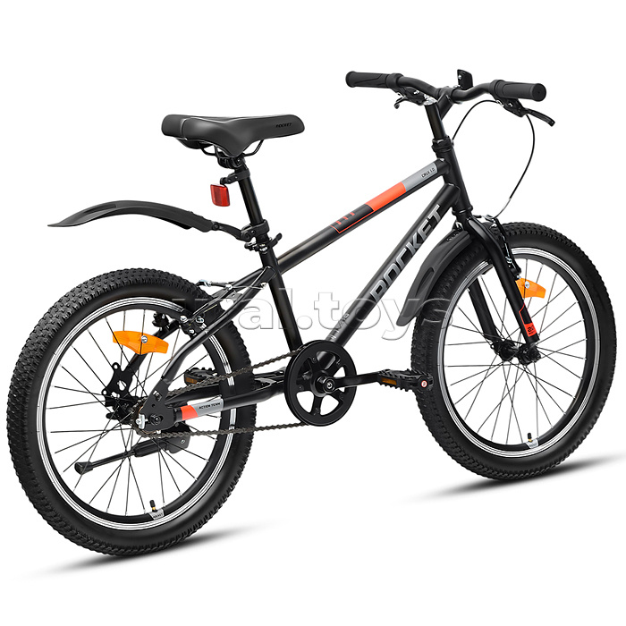 Велосипед 20" Rocket Crux, цвет черный, размер 11"