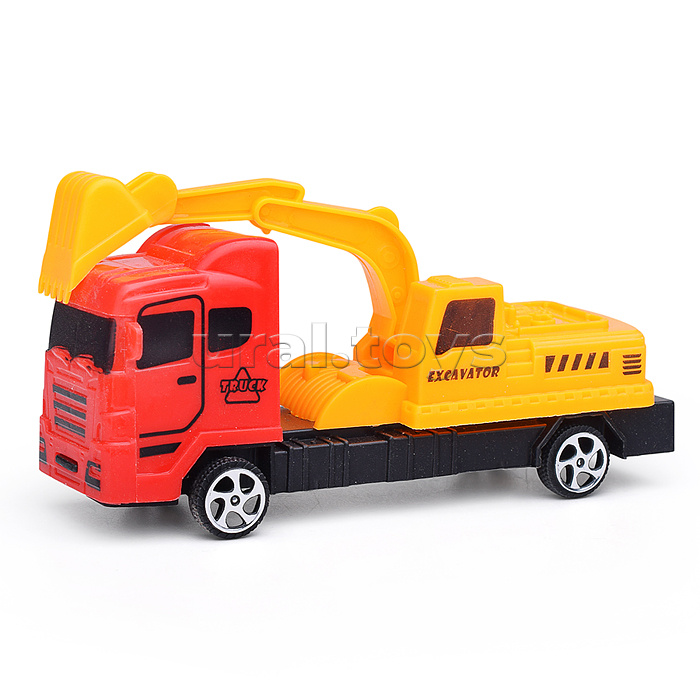 Автовоз "Автоконтинент" с грузовиком, в пакете