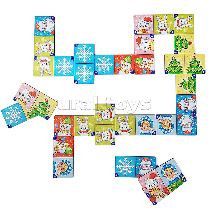Нескучное домино "Новогоднее" Нескучное домино "Новогоднее"