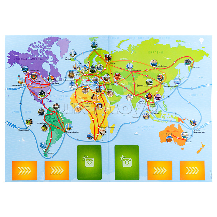 Игра настольная. Орёл или решка. Мир. Серия Чудеса планеты.