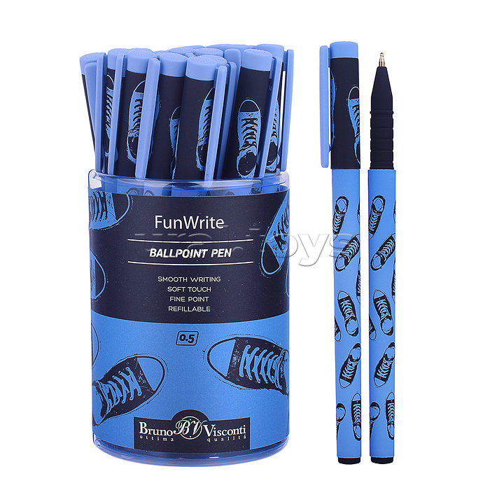 Ручка "FunWrite. Кеды. Casual. Blue" шариковая 0.5 мм, синяя Ручка "FunWrite. Кеды. Casual. Blue" шариковая 0.5 мм, синяя