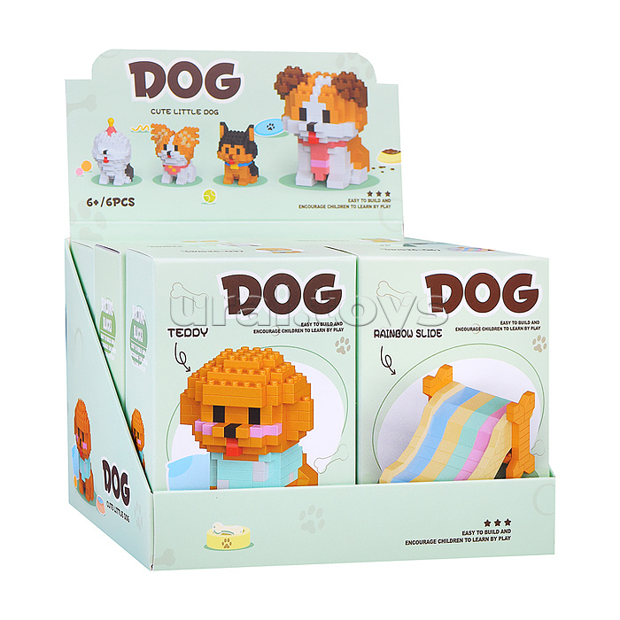 Конструктор "Щенок" (в ассортименте) в коробке