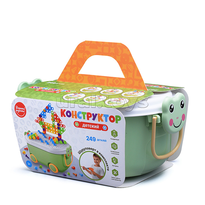 Конструктор "Магические панели" (249 дет.) в чемодане