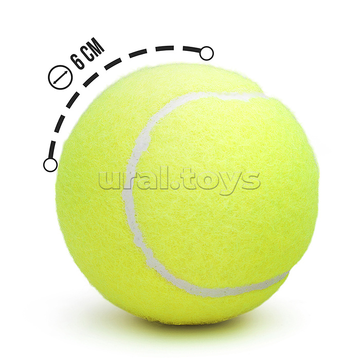 Набор мячей для большого тенниса (3 шт.) в тубусе
