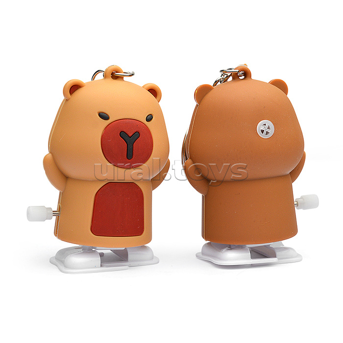 Игрушка заводная-брелок "Мишка" со звуком 8см. Игрушка заводная-брелок "Мишка" со звуком 8см.