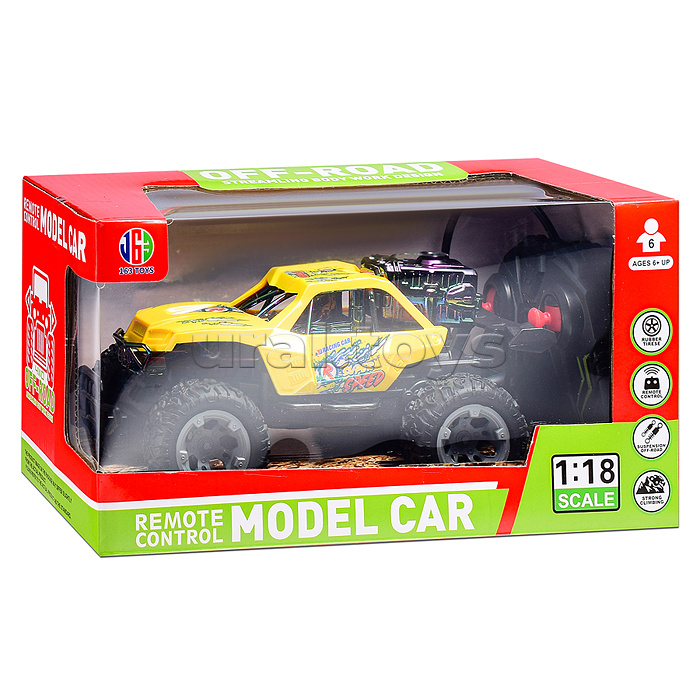 Машина "Тайфун" р/у, 27 MHz, под колпаком