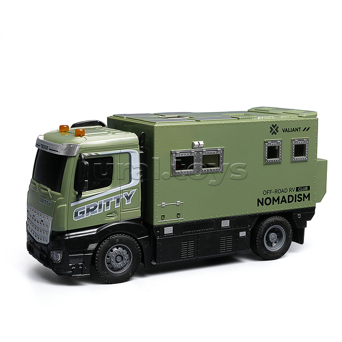 Машина "Военная машина" р/у, 27 MHz (свет, звук) в коробке