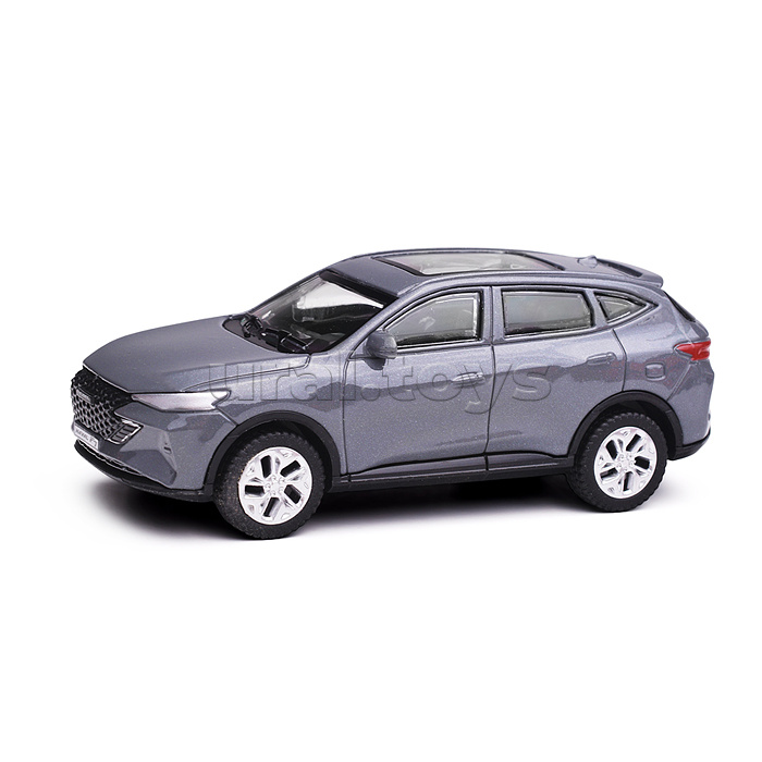 Машина металл Haval f7 10,5 см, (серый) инерц., в коробке