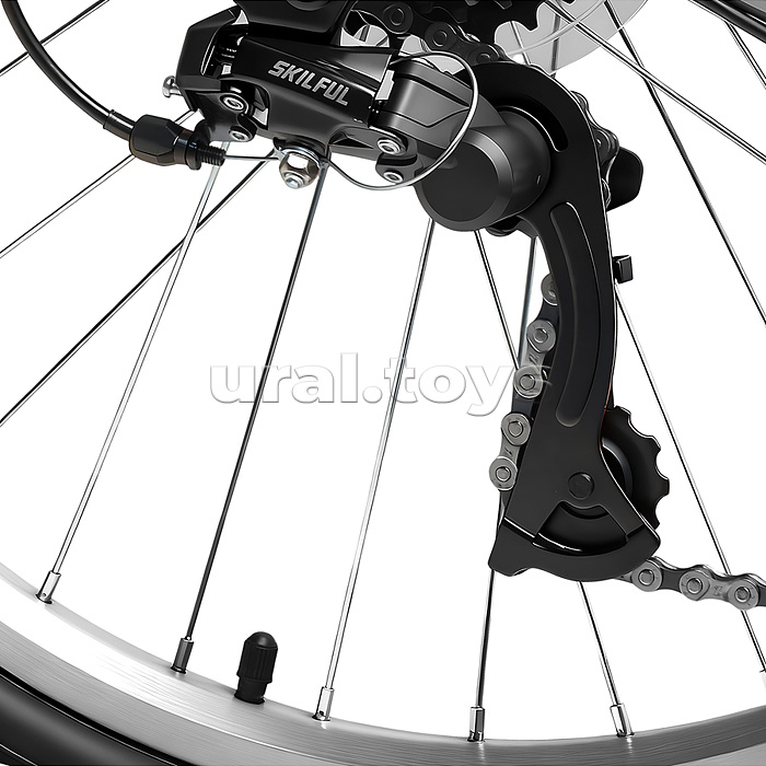 Велосипед 24" Rocket City Fold S 24, цвет зеленый, размер 16"