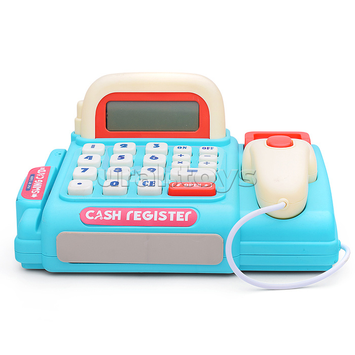 Касса "Играем в магазин" с корзиной, в коробке