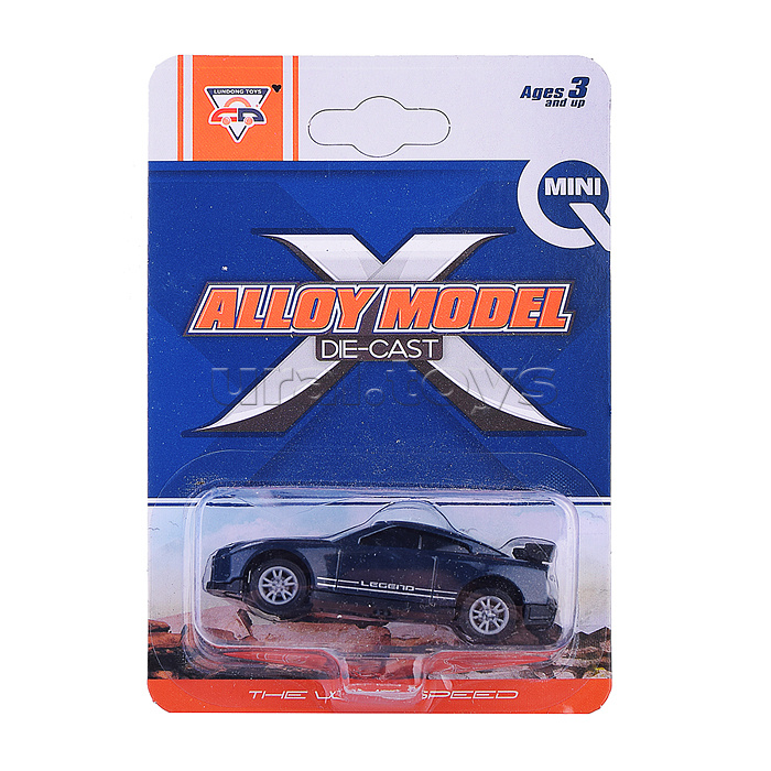 Машина "Кто круче" металл. на листе