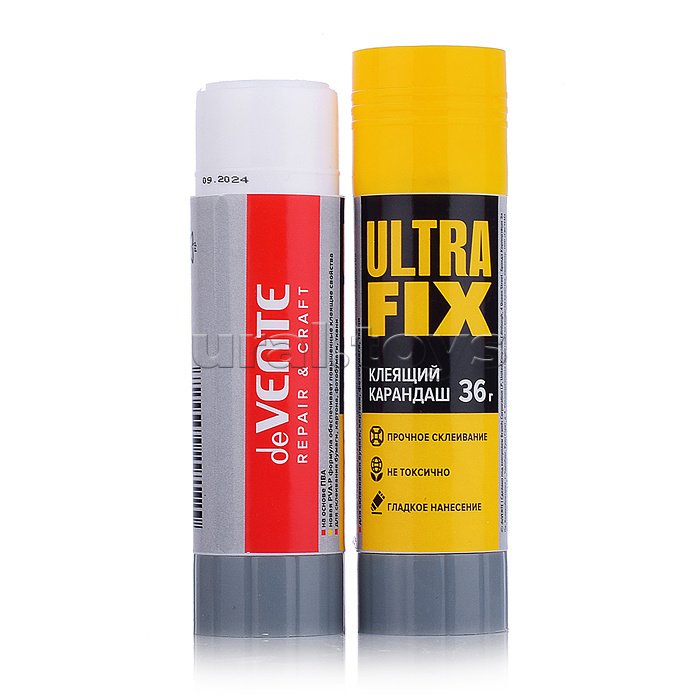 Клеящий карандаш PVA-P основа "Ultra Fix" 36 г в картонном дисплее с пластиковым поддоном Клеящий карандаш PVA-P основа "Ultra Fix" 36 г в картонном дисплее с пластиковым поддоном