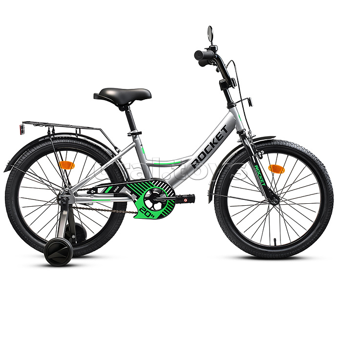 Велосипед 20" Rocket Gem, цвет серый
