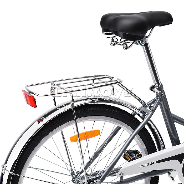 Велосипед 24" Rocket City Fold 24, цвет серый, размер 16"