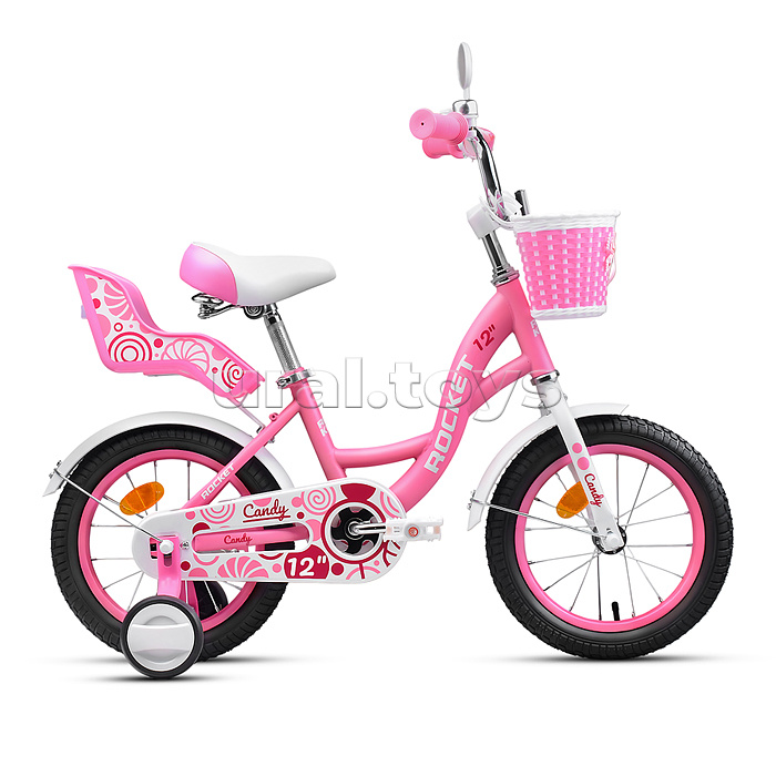 Велосипед 12" Rocket Candy, цвет розовый