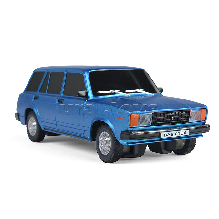 Машина р/у LADA ВАЗ-2104 18 см, (свет, синий) в коробке Машина р/у LADA ВАЗ-2104 18 см, (свет, синий) в коробке