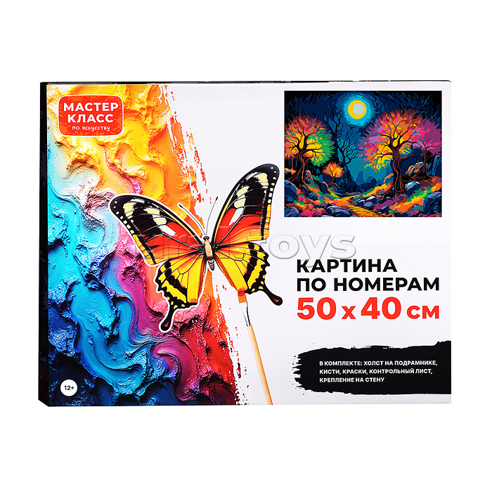 Картина по номерам "Волшебный лес" 50*40 см