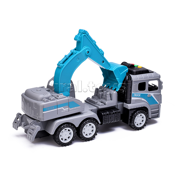 Машина "Грузовик экскаватор" в коробке