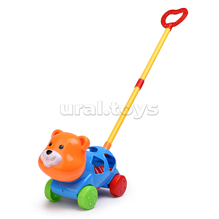 Каталка 9203 "Медведь" (головоломка с блоками) в пакете