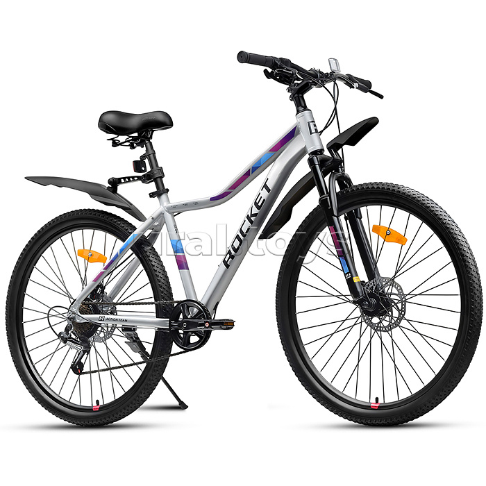 Велосипед 27,5" Rocket Vela alloy Pro 2.0, цвет серый, размер 17"