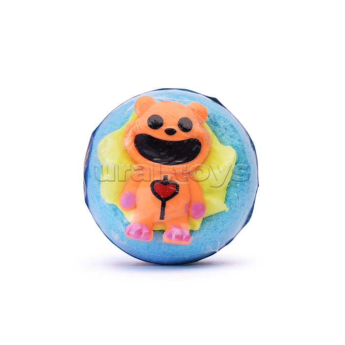 Шипучая соль для ванн 130г Чаша с пеной и игрушкой "Кошмарики на бурлящем шарике"