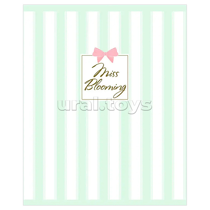 Тетрадь 48л. клетка "Miss Blooming" А5 скрепка