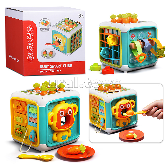 Куб развивающий "Развивайка" в коробке