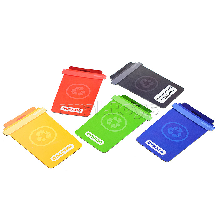 Игра настольная магнитная "Учимся сортировать мусор"