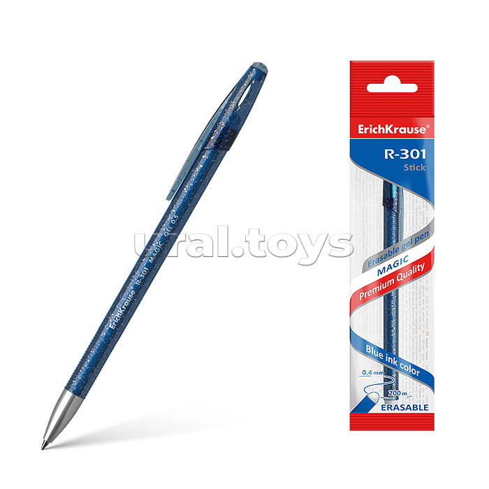 Ручка гелевая сo стираемыми чернилами R-301 Magic Gel 0.5 цвет чернил синий