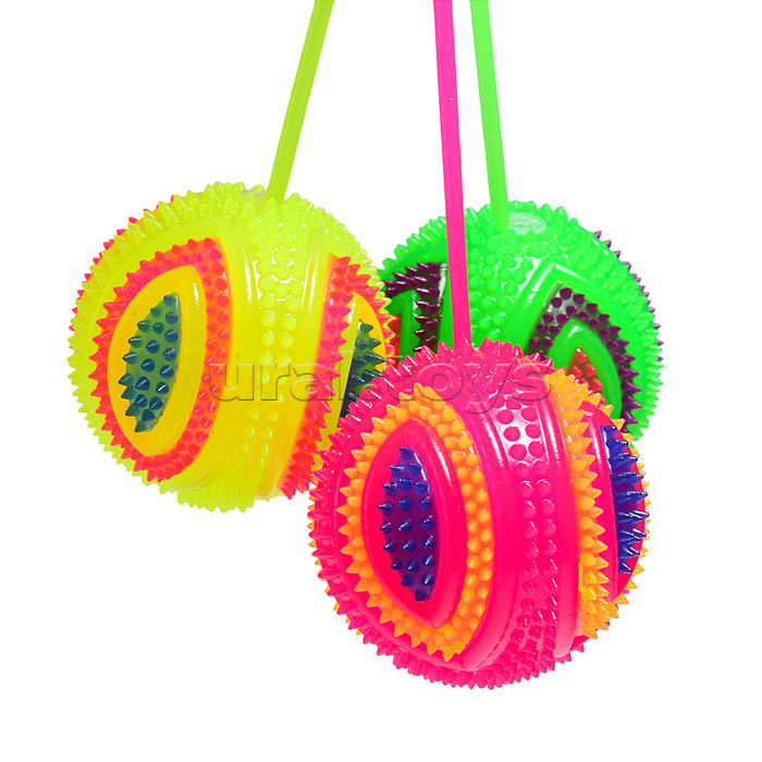 Игрушка-пищалка "Веселые кругляши 2" (6,5 см) в коробке