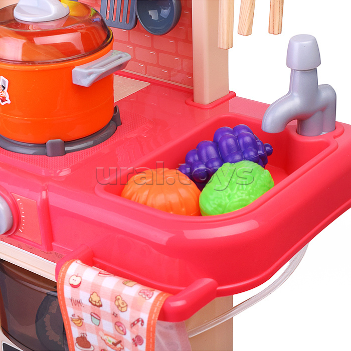 Игровой набор кухня "Маленький шеф" цвет розовый, в коробке