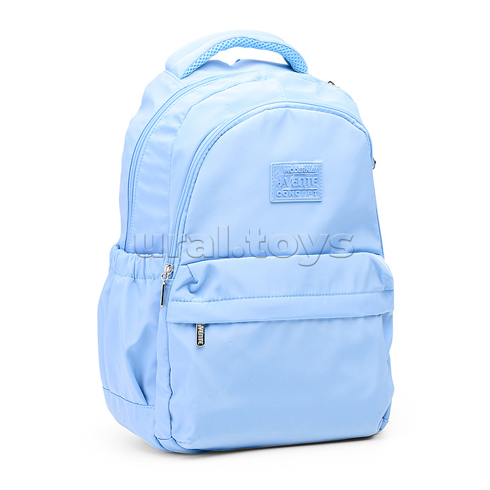 Рюкзак "Modern Concept Soft" подростковый 42x31x20 см (18 л) 500 г, текстильный, 1 отделение на молнии с уплотненным отделением для ноутбука до 15 дюймов и книг, васильковый Рюкзак "Modern Concept Soft" подростковый 42x31x20 см (18 л) 500 г, текстильный, 1 отделение на молнии с уплотненным отделением для ноутбука до 15 дюймов и книг, васильковый